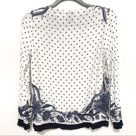 Zara Woman Semi-Sheer Floral Print Blouse - S - Picture 4 of 8